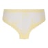 V-shaped Brazilian knickers mesh, Yellow