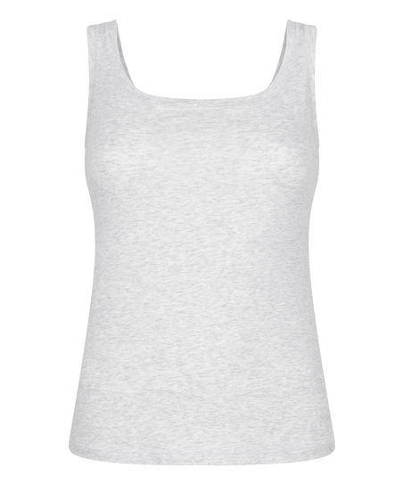 Singlet Tanktop Soft Cotton, Gray