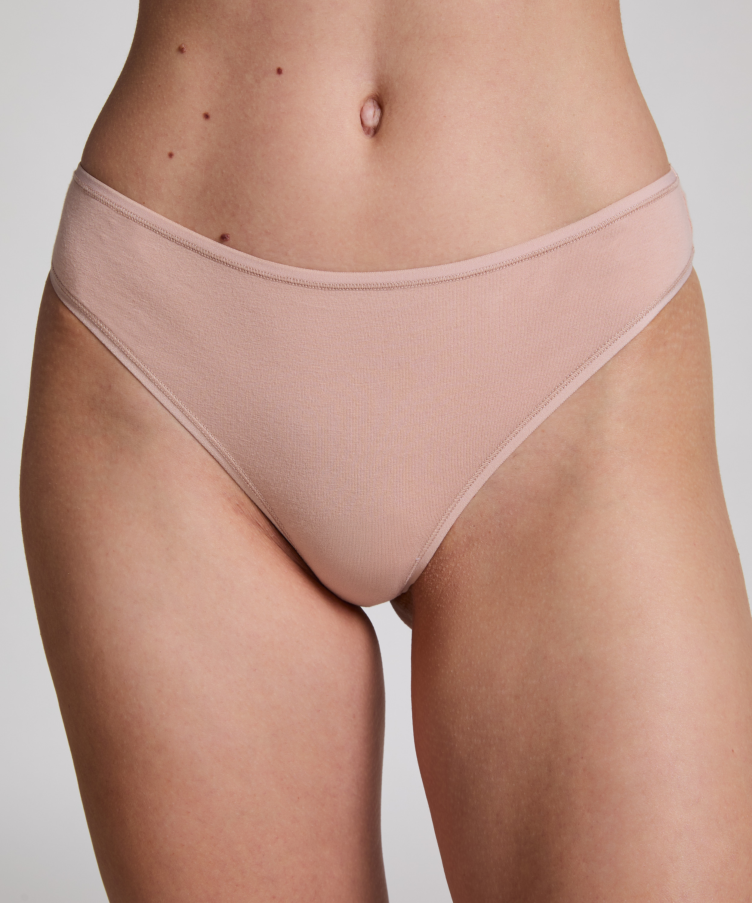 2 Cotton Thongs Kim, Beige, main