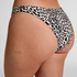 Highleg Bikini Bottom Leopard, Black