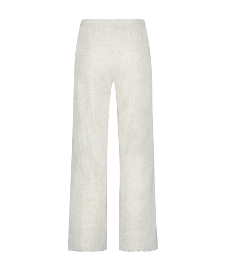 Pointelle Pyjama Pants, Beige