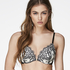 Clementine Padded Underwired Push-Up Bra, White