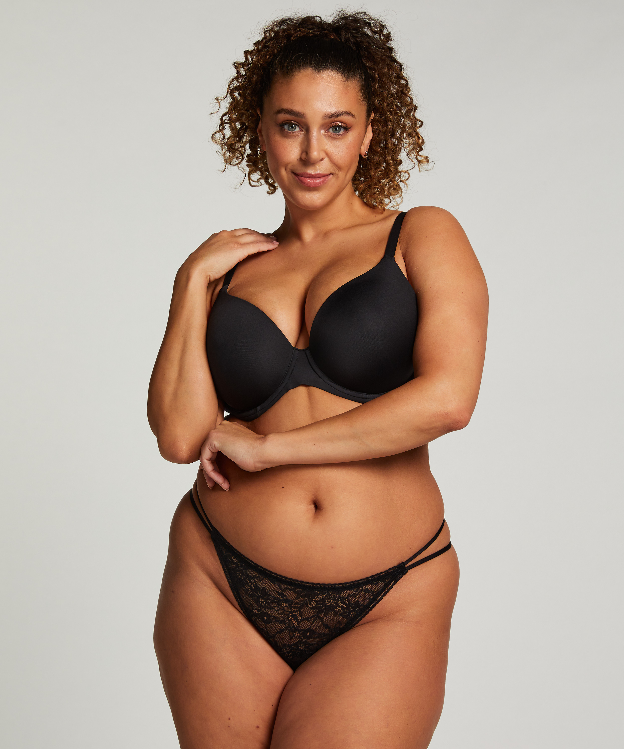 Lyla Thong, Black, main