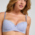 Marine Padded Underwired Bra, Purple