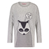Racoon Jersey Top, Gray