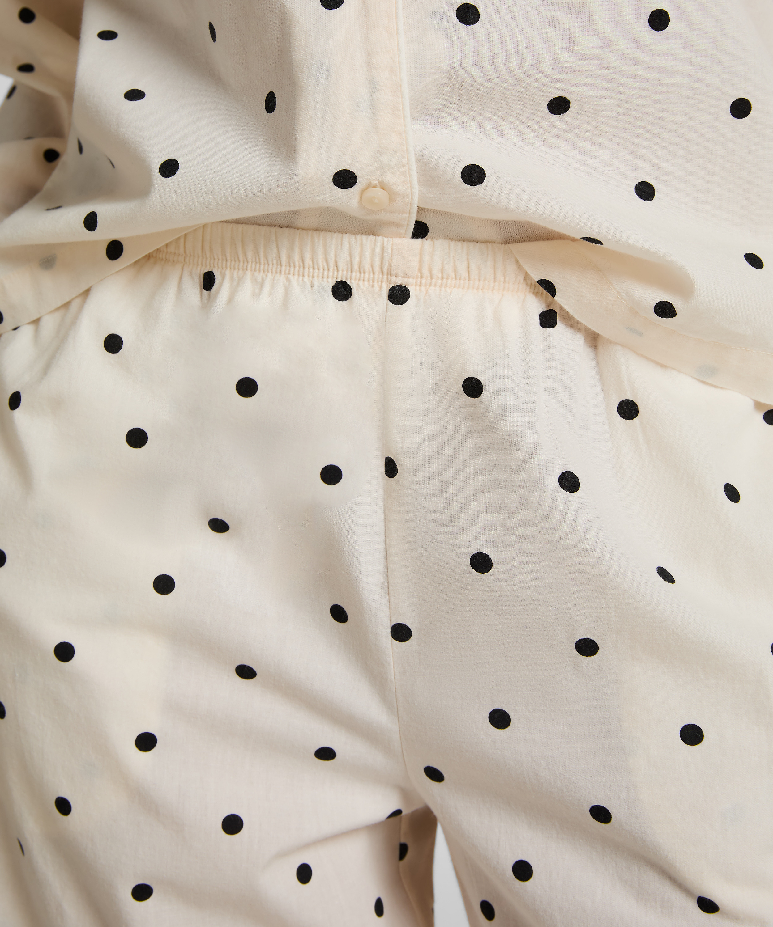 Pant Cotton Dot, White, main