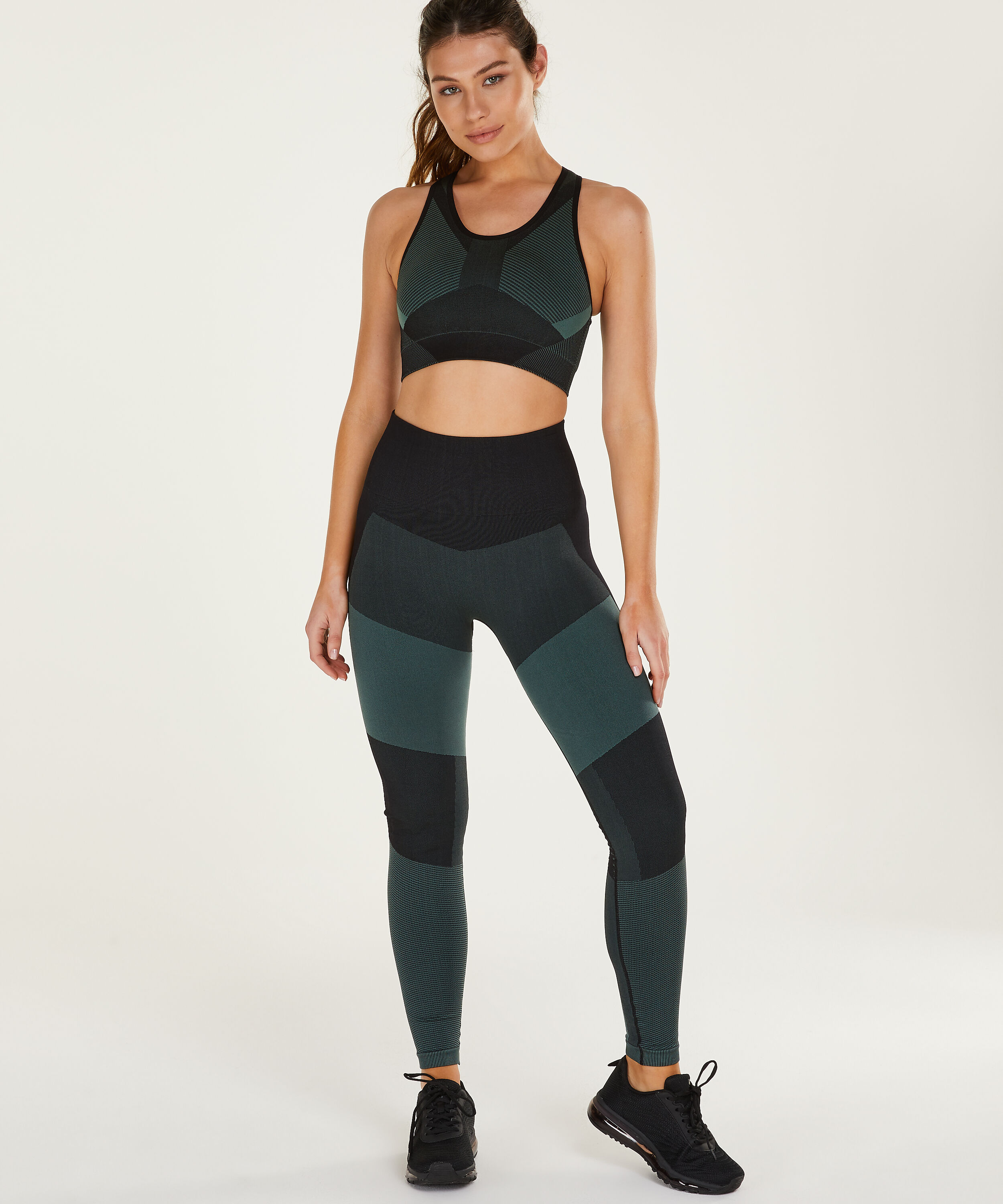 block colour leggings