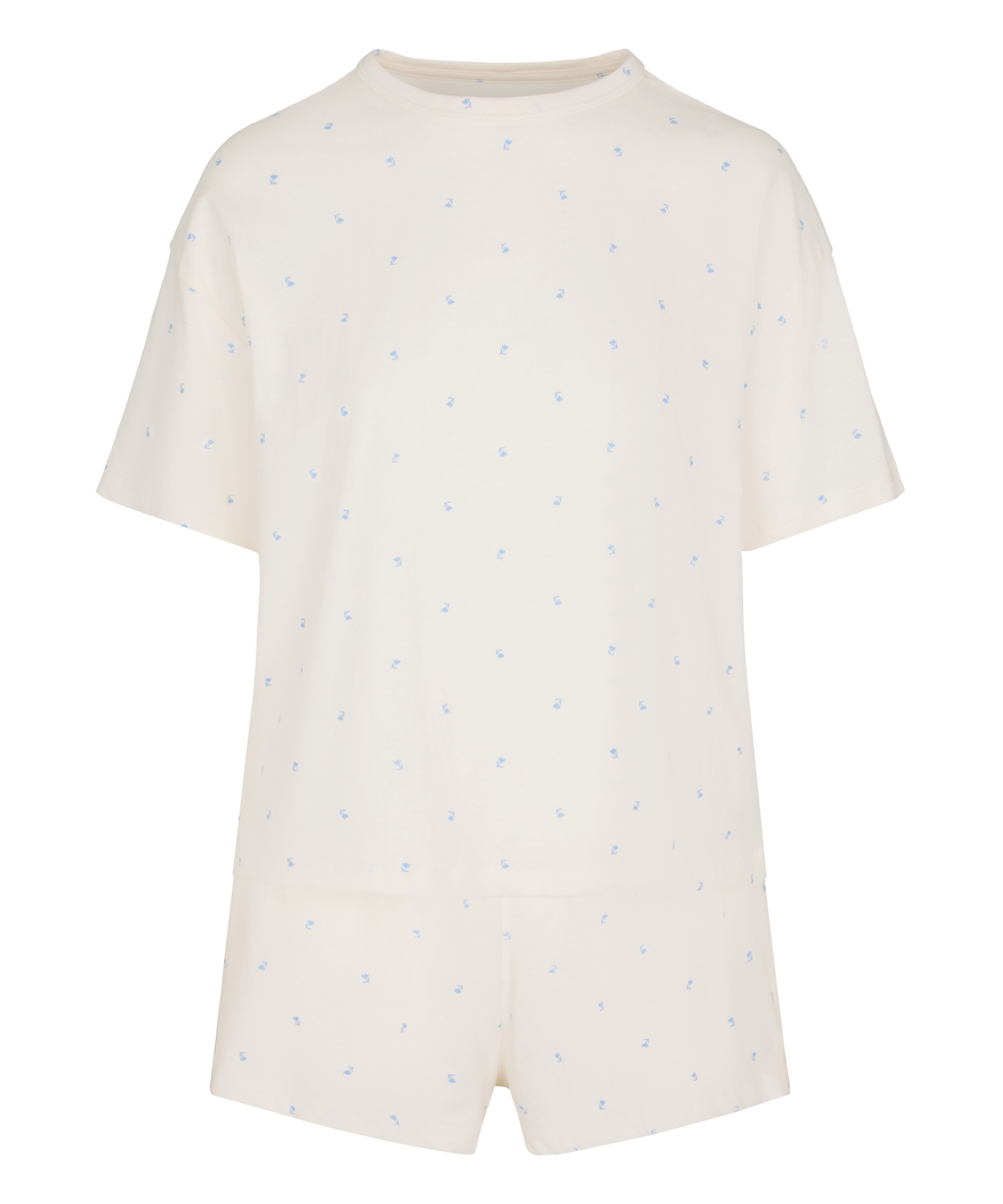 Pyjama Set Cotton, White