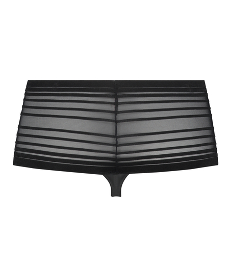 Invisible high thong, Black