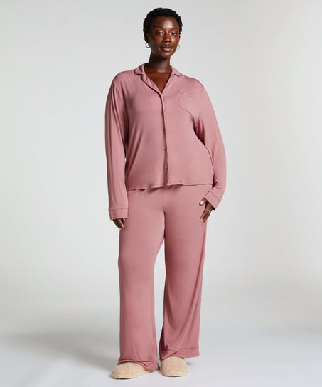 Essential Jersey Long-Sleeved Jacket, Pink