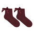 Socks Bow Modal, Red