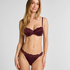 Lace & Shine Thong, Purple