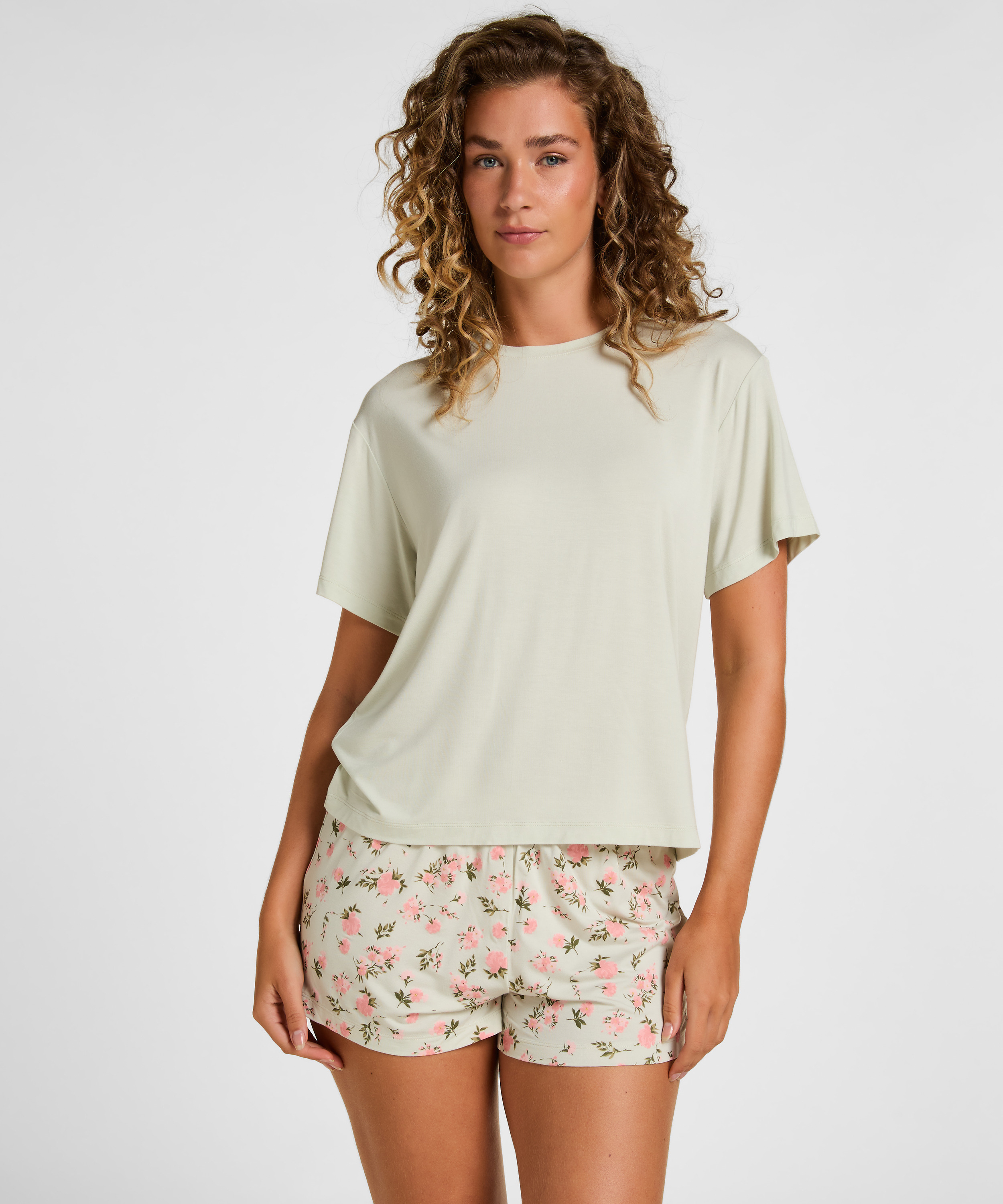Pyjama Set Daisy, Green, main