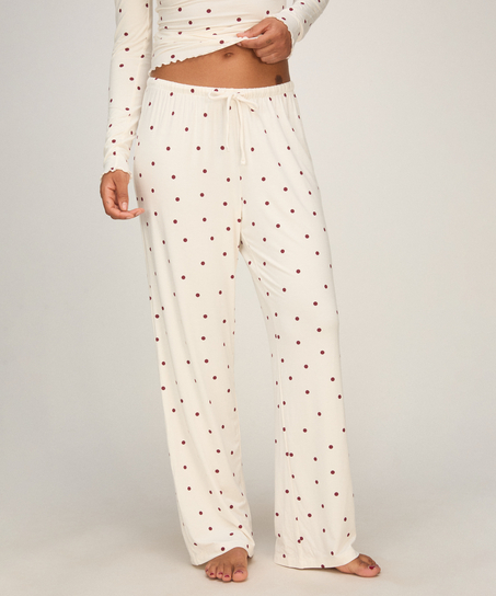 Pant Jersey Dot, White
