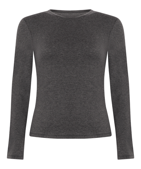 Longsleeved Shirt from Soft Cotton, Gray