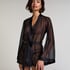 Maxime Tulle Kimono, Black