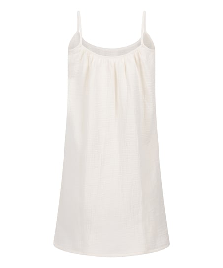 Muslin Slipdress, White