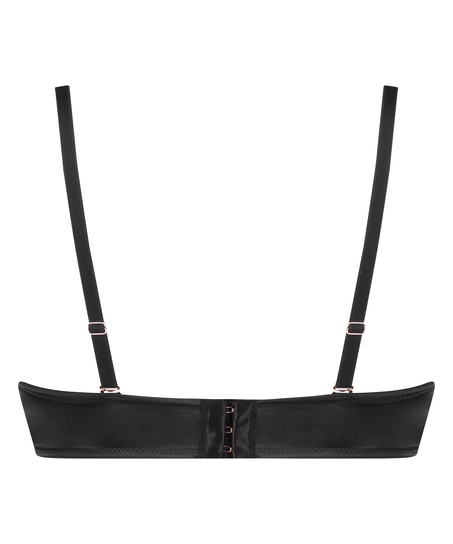 Chalice Padded Strapless Underwired Bra, Black