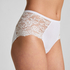 Mid Waisted Knickers Superslip Lace, White
