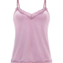 Velours Lace Cami Top, Purple