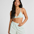 Pyjama Short Seersucker, Green