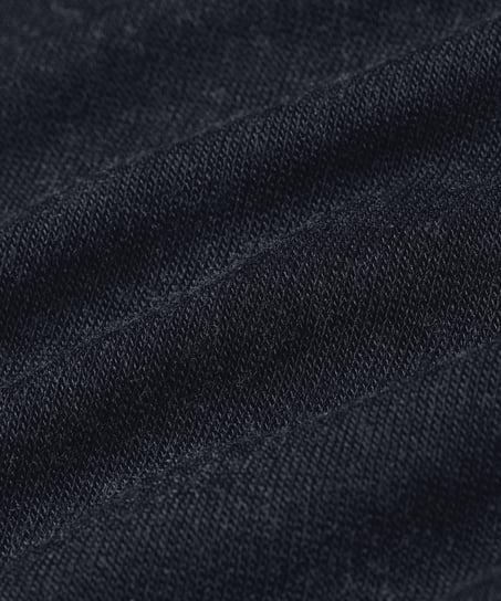 super soft Boatneck shirt with Cashmere, Black