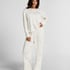 Pyjama Pant Loose Pointelle, White