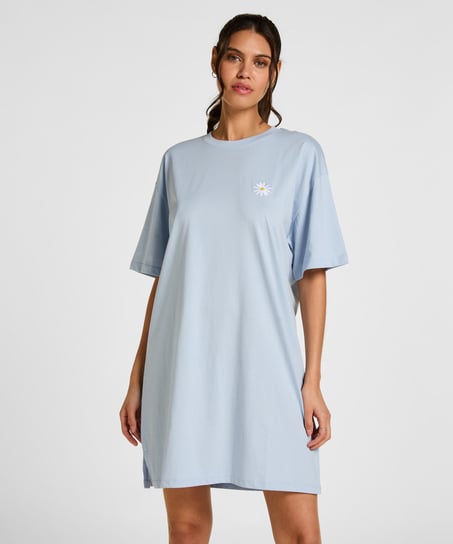 Roundneck Nightshirt, Blue