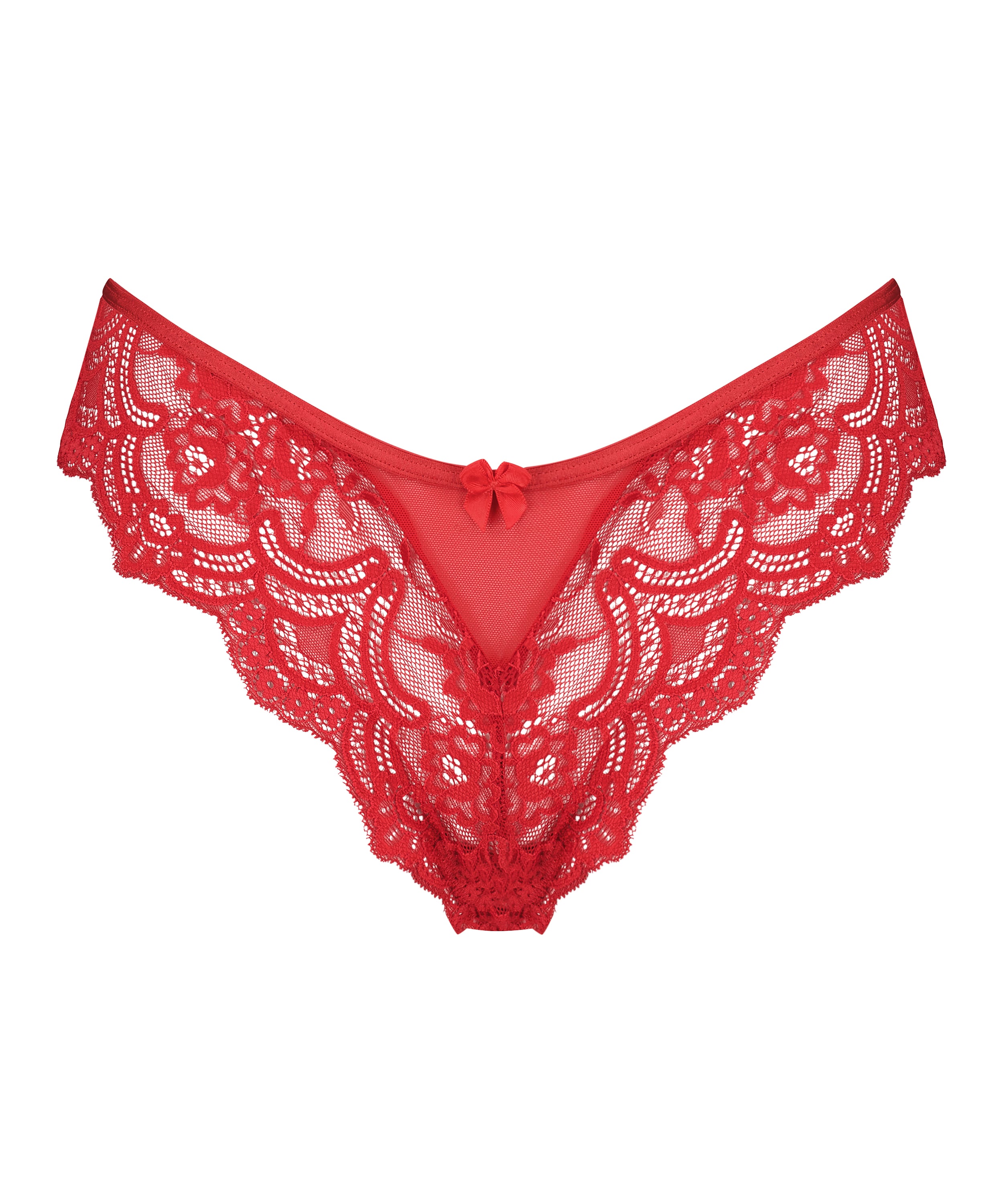 Heather High Leg Brazilian, Red, main