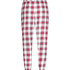 Twill Check Pyjama Pants, Red