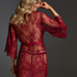 Isabelle Lace Kimono, Red