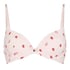 Plunge Padded Underwired Bra, Pink