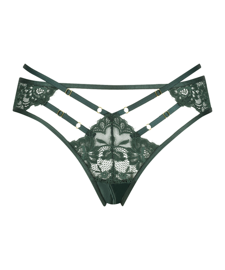 Iggy Open Crotch Brazilian, Green