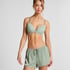 Plunge Padded Underwired Bra, Green