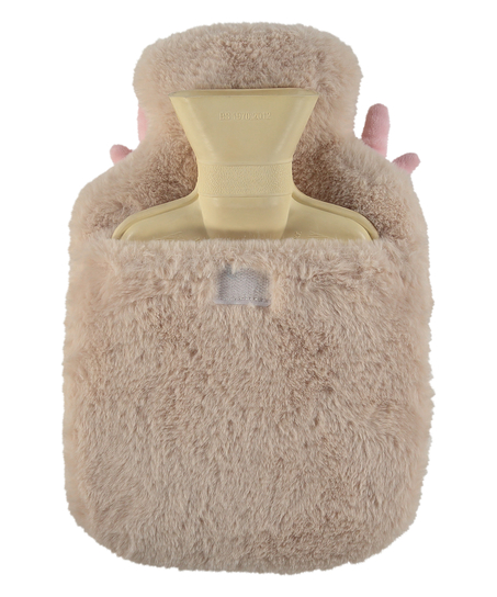 Hot water bottle, Beige