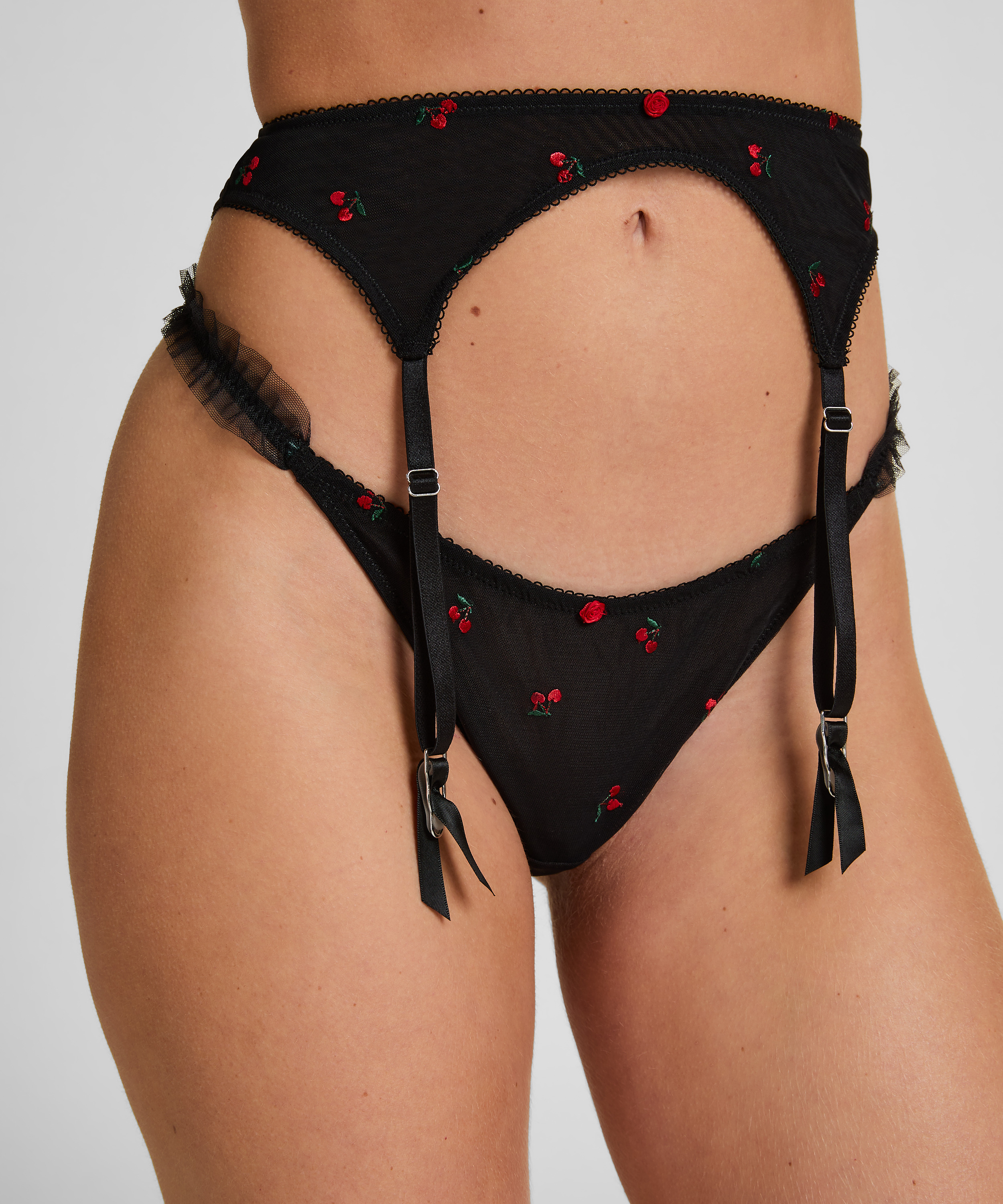 Chelsey Suspender, Black, main