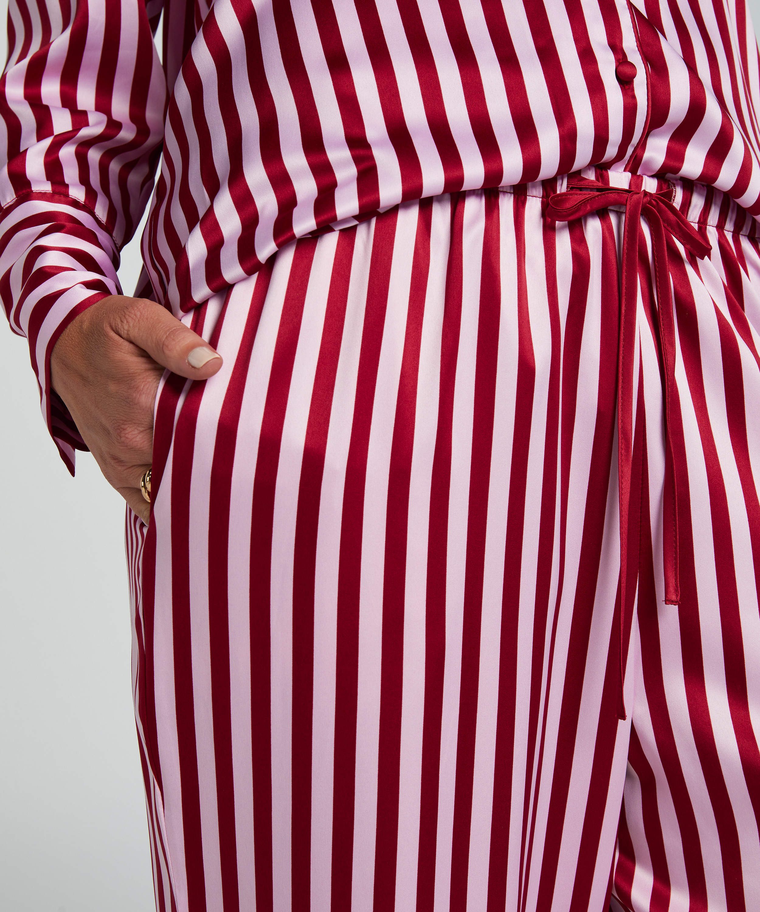 Satin Trousers, Pink, main