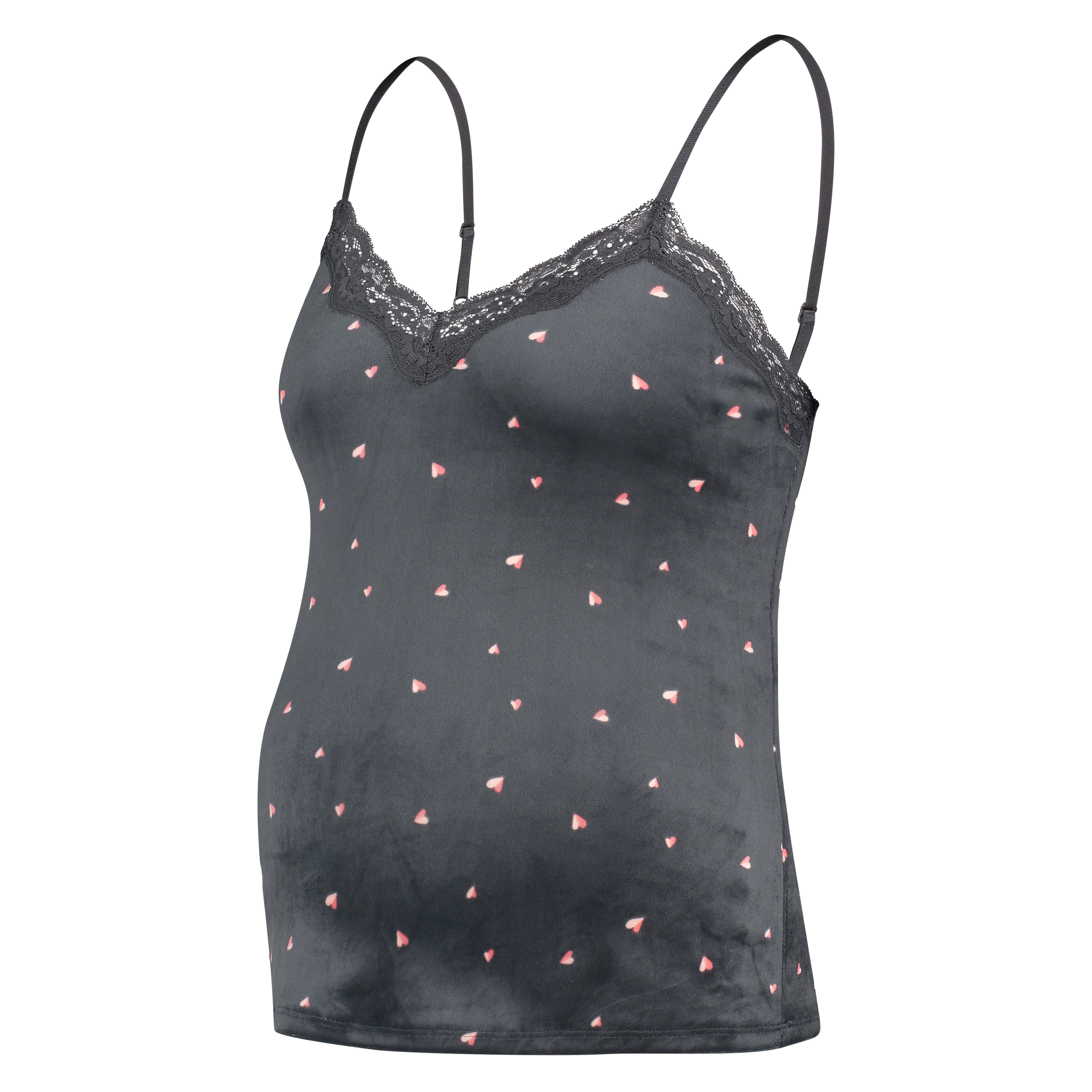 Maternity Velours cami, Gray, main