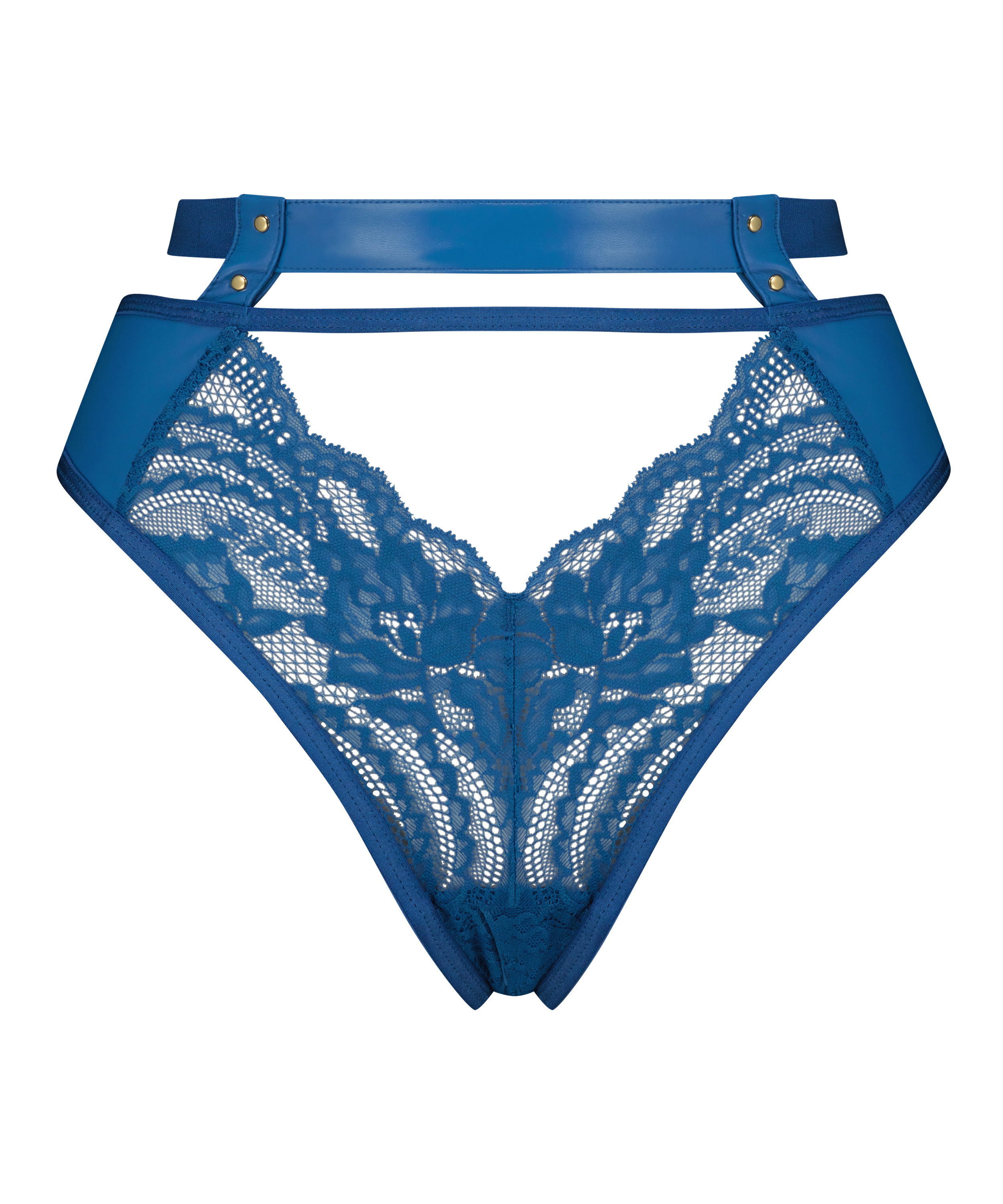 Venus open crotch brazilian, Blue, main