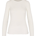 Long-Sleeved Pyjama Top, White