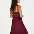 Modal Lace Slip Dress, Purple