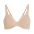 Mesh non-padded underwired bra, Beige