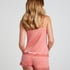 Velours Lace Cami Top, Pink