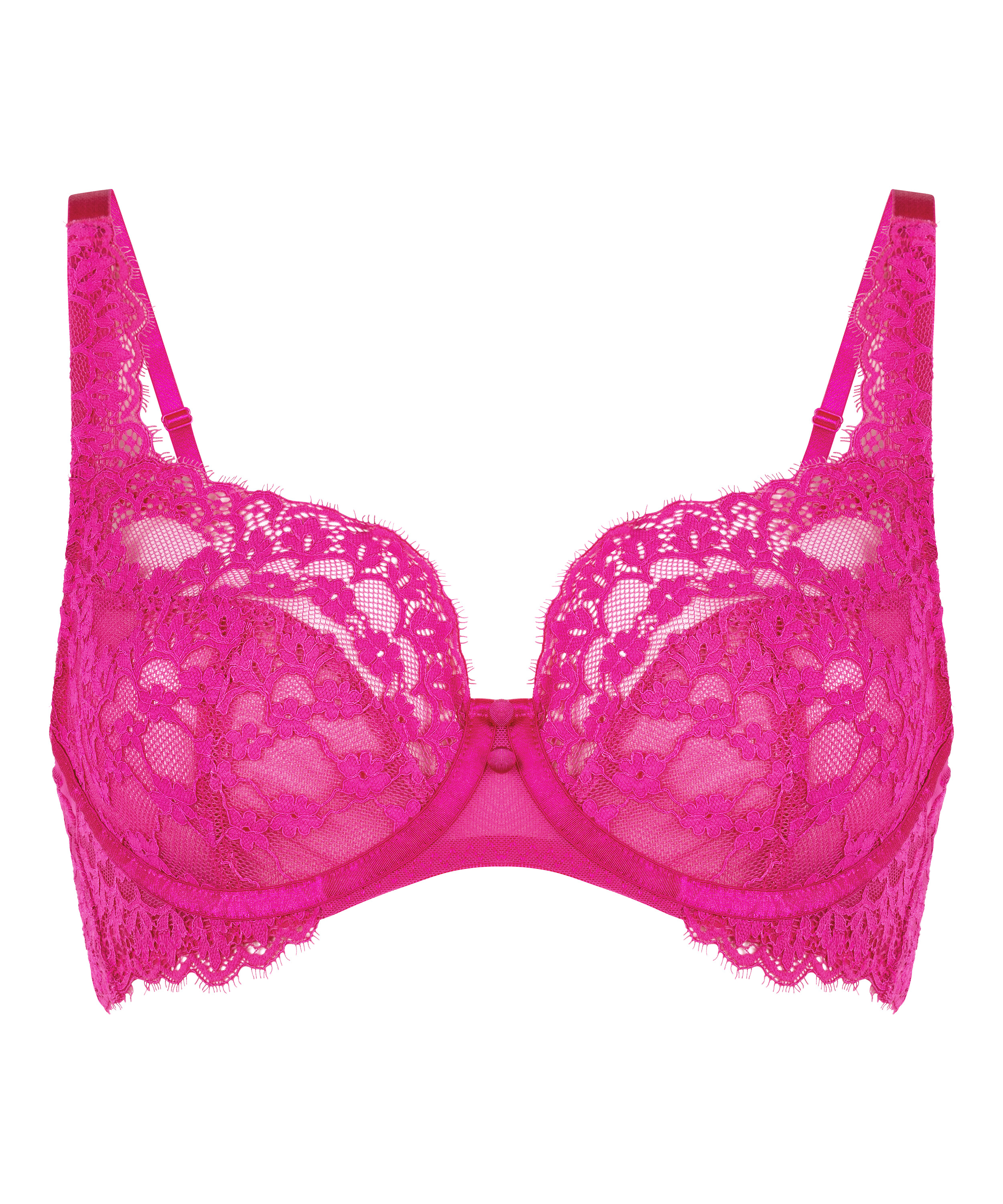 Daisy Non-Padded Underwired Bra, Pink, main