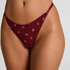 Frida Highleg Thong, Red