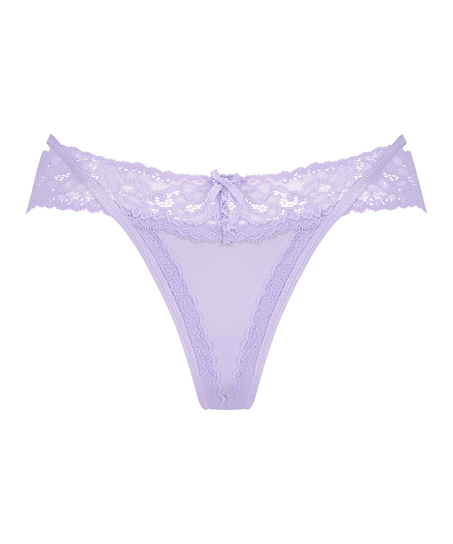 Elliena Extra Low V Thong, Blue