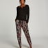 Long-Sleeved Pyjama Top, Black