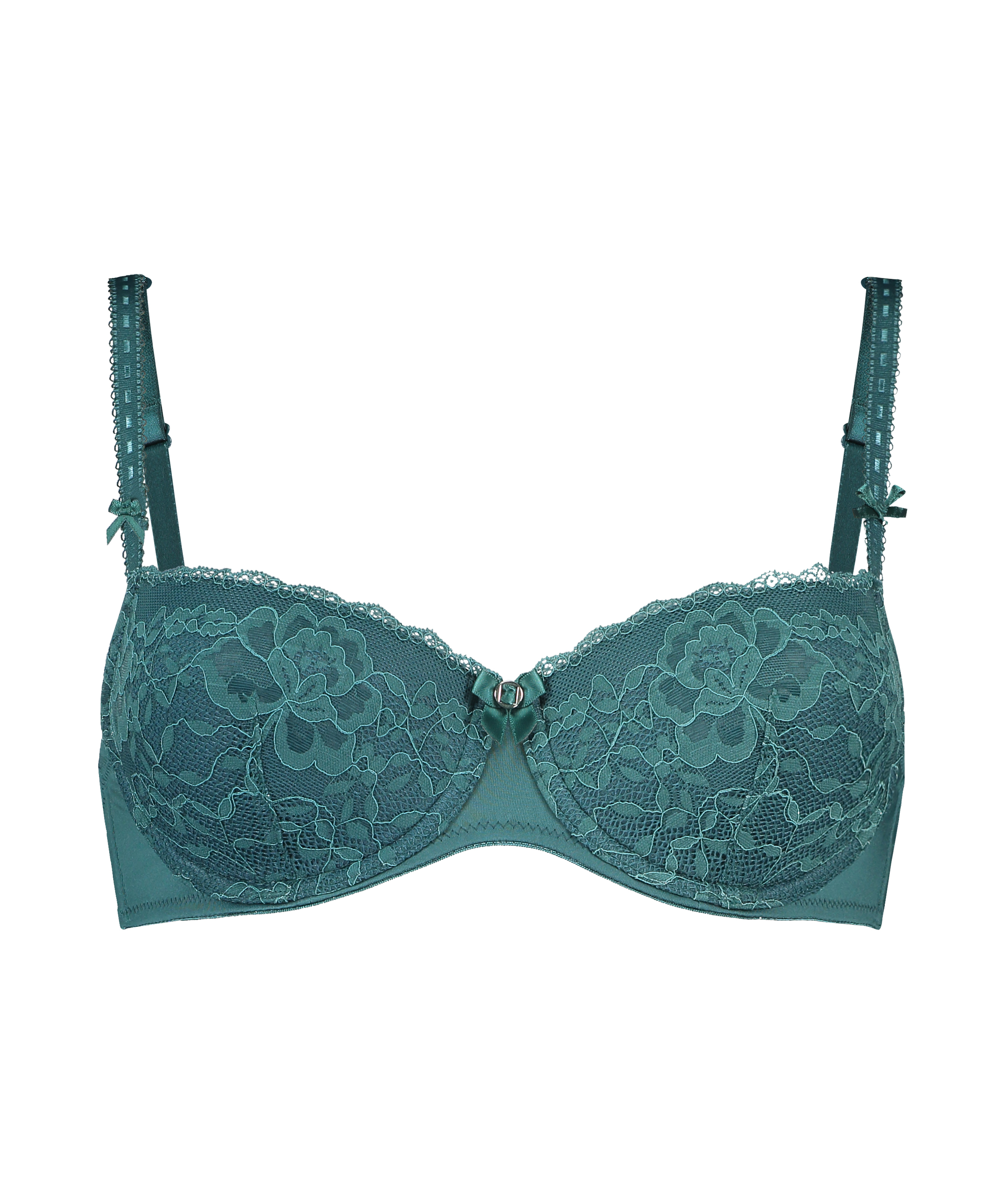 Maya Padded Underwired Bra, Blue, main