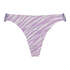 Zebra bikini bottoms, Purple