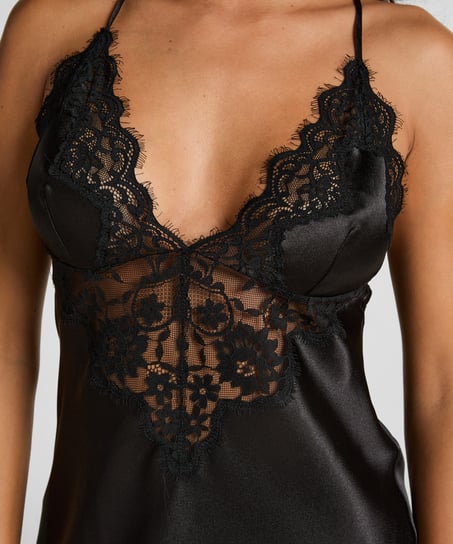 Mya Slipdress, Black